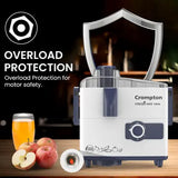 Crompton Fresh mix prima 500 W Juicer Mixer Grinder (ACGJMG-FRSHMX PRM | 2 Jars | White, Blue)