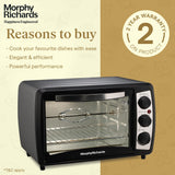 Morphy Richards 20R Otg Oven For Kitchen, Cooking Range With Oven And Grill For Baking, Tandoor, Rotisserie Function, Manual, 1400 Watts, 20L