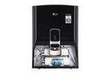 LG 8L RO + Carbon Filter Water Purifier I Stainless Steel Water Tank | Digital Sterilizing Care | Multi Stage Filtration Process | Ideal for Borewell/Tanker/Municipal Water | Black, WW131NP