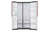 LG 650L GL-B257EPT3 Side-By-Side Refrigerator with DoorCooling+, WiFi Convertible, Multi Air Flow, Objet Collection, Clay Pink