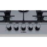 Bosch Serie | 6 Gas Hob 90 Cm, Stainless Steel 5 Burner (Built In) Gas Hob Pcq9B5O90I, Black,open
