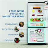 Panasonic NR-BK468BQKN 401l 2 Star Prime Convertible AI Econavi 6-Stage Smart Inverter Frost-Free Double Door Bottom Mount Refrigerator