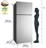 Electrolux ETM4302C-S 431L Frost Free Top Mount Refrigerator | Inverter Compressor | AI AutoSense | Silver