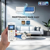 Panasonic EU 7in1 Convertible 1Ton 5Star Inverter Split AC (2025 Model,100% Copper Condenser & Sheild Blue Plus Coating on Indoor & Eco tough Outdoor Crystal Clean Technology,55°Tested CS/CU-EU12BKY5)