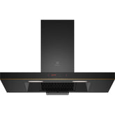 Electrolux 90cm T-Box Chimney for up to 180 sqft Kitchen, AutoClean, UltimateTaste 500, Black, ECT9281G