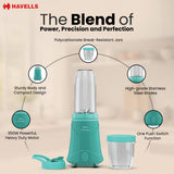 Havells Nutri Power Blender 350 Watt Mixer Grinder with Air Vent Technology