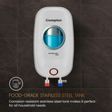 Crompton Rapid Jet Neo 3L Instant Water Heater | Anti-Scale Technology | Fast Heating
