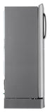 LG 210L Single Door Refrigerator with Base Stand Drawer, Smart Inverter Compressor, Direct Cool, Shiny Steel, 5 Star,(GLD2256ZAPZ)