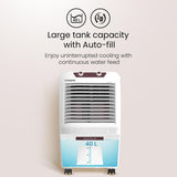 Crompton Marvel Neo Inverter Compatible Portable Personal Air Cooler (40L, White)