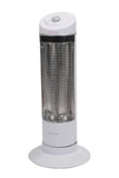 Russell Hobbs 1200W Carbon Infrared Electric Room Heater | 2 Heat Settings, Wide Oscillation, Double Carbon Tubes | 40% Less Power Consumption, Tip-Over Safety Protection