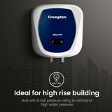 Crompton Amica Pro 15L Storage Water Heater (ASWH-5215) | 2000W | 5 Star Rated | Rust-Proof Body