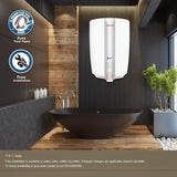 Venus Splash Pro Smart 25L Storage Water Heater – Graphite Silver, Porcelain Enamelled Glass-Lined Tank (25SX) (501240)