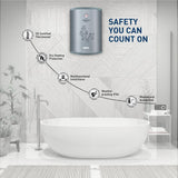 Usha Misty 15 Ltr 2000-Watt 5 Star Storage Water Heater (Grey Magnolia)
