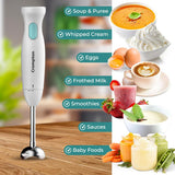 Crompton Blendserve 300W Hand Blender (ACGHB-BLENDSERVSS) | Steel Stem | Detachable & Silent