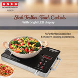 USHA IR2200TCB Infrared Induction Cooktop with grill
