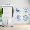 Crompton Optimus Comfort 100L Desert Air Cooler for Home – Low Noise, Honeycomb Pads, Ice Chamber & Everlast Pump (ACGC-OPTICOMF100)