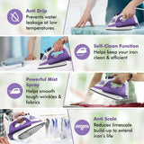 Havells Stella 2000W Steam Iron | GHGSIEIU200 | Purple