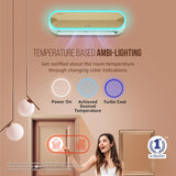 Lloyd Stellar Lite 1.5 Ton 5 Star Wi-Fi Inverter Split AC (6 in 1 Convertible, Mood Lighting, Door Open Alert, Copper, Smart 4-Way Swing, White/Silver Deco, GLS18V5FWSSL