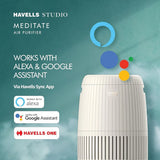 Havells Meditate AP 250 Pearl Air Purifier (GHRAPERW50) – Advanced Air Purification, White