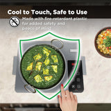 Havells INFRARED COOKTOP Hexo EZ HEAT TC20 with Grill| Cool Touch Body| 2000W Fast Heating|