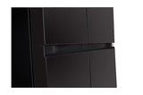 LG GL-B257JWB3 650 Litre 3 Star Side-by-Side Refrigerator | Convertible, Smart Inverter Compressor, Multi Air Flow, Smart Diagnosis, Western Black