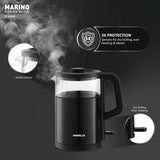 Havells Marino 1L Electric Kettle | 1200W Fast Boiling | Borosilicate Glass Inner Body