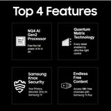 Samsung 138 cm (55 inches) Neo-QLED 4K Mini LED QNX1D Series AI Smart TV (Open Box / Without Box)