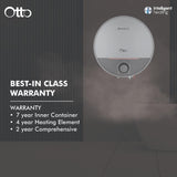 Havells Otto 25 Litre 5-Star Storage Water Heater with Anti-Rust Tank, Temperature Sensing LED Indicator & Shock Safe Plug
