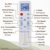 LG 3 Star (1.0) Split AC, AI Convertible, Auto Clean, Gold Fin+, Diet Mode+, Viraat Mode, 3.3 kW, 2026 Model,(AS-Q12CNXE)