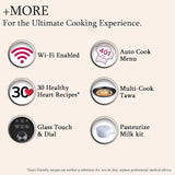 LG 32 L Scan to Cook Wi-Fi Enabled Charcoal Convection Healthy Microwave Oven (MJEN326PKW, Black, Heart Friendly, Pasteurized Milk, Ghee, Diet Fry & 360° Motorised Rotisserie for Bar-be-queing)