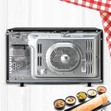 LG 28 L Charcoal Convection Microwave Oven (MJ2887BFUM, Black, with 360° Motorised Rotisserie & Charcoal Lighting Heater with 10 years warranty)