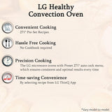 LG 28 L Convection Microwave Oven (MC2887BIUM, Black, Heart Friendly Recipes, 360° Motorised Rotisserie)