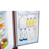 Samsung 189L 5 Star Inverter Direct-Cool Single Door Refrigerator (RR21C2H25RZ/HL,Midnight Blossom Red) Base Stand Drawer ,Free 1 Year Extended warranty