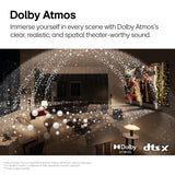 LG New Launch Soundbar SQ70TY,400W,3.1.1Ch,Dolby Atmos & DTS: X,Hi-Res Audio,Center Up-Firing Speaker,AI Sound Pro,Wow Synergy,Wireless Subwoofer,QNED Matching Bracket Inside(2024 QNED TV),Black