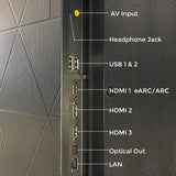 Vu 164cm (65 inches) Masterpiece Frame Series 4K QLED TV 65MASTERPIECE (Armani Gold)