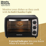 Morphy Richards 20R Otg Oven For Kitchen, Cooking Range With Oven And Grill For Baking, Tandoor, Rotisserie Function, Manual, 1400 Watts, 20L
