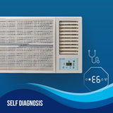 Lloyd 1.5 Ton 3 Star Fixed Speed Window Ac (Copper, White With Silver Deco Strip, GlW18C3YWSEW)