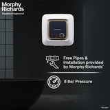 Morphy Richards Kube 15L Storage Wall Water Heater White and Black