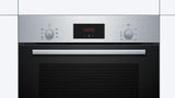 Bosch 66 L Series 2 built-in oven with 3D hot air 60 x 60 cm (HBF133BR0I, Stainless Steel)