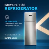 Bosch 368L, 2 Star, Frost Free Double Door Refrigerator | 6-in-1 Convertible Storage Modes | 80min Convert | Touch Panel | Extend Cool up to 18 hrs | SuperFreeze (CTC39S22VI, Fine Steel, 2026 Model)