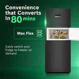 Bosch 302L, 3 Star, MaxFlex Convert Frost Free Triple Door Refrigerator | 8-in-1 Convertible Storage Modes | 57L Extra Convertible Zone | Cool Extend up to 18 hours (CMC33S33VI, Cosmic Steel)