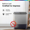 Bosch 8 kg 5 Star Semi-Automatic Top Loading Washing Machine (2025 Model, WJP802L0IN, 3 Wash Programs, Anti-Rust Body, 1300 RPM Spin Speed, Peacock Blue, 2 Years Comprehensive Warranty)