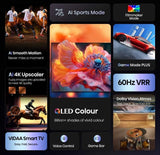 Hisense 43Q6Q 43-Inch 4K UHD QLED Smart TV with Dolby Vision & Atmos, AI Upscaling, Game Mode Plus & Alexa Built-in