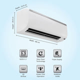 Daikin 1 Ton 5 Star Triple Display, Dew Clean Technology, Inverter Split AC (Copper, PM 2.5, 2022, FTKM35U, White)