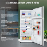 Electrolux ETM4302C-S 431L Frost Free Top Mount Refrigerator | Inverter Compressor | AI AutoSense | Silver