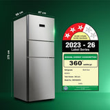 Bosch 302L, 3 Star, MaxFlex Convert Frost Free Triple Door Refrigerator | 8-in-1 Convertible Storage Modes | 57L Extra Convertible Zone |Cool Extend up to 18 hours (CMC33S23VI, 2026 Model, Fine Steel) Visit the Bosch Store
