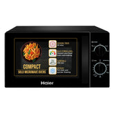 Haier 20L Solo Microwave Oven (HIL2002MWPH, Black)