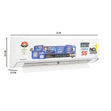 Panasonic EU 7 in 1 Convertible 1Ton 5Star Smart Inverter Split,(100%Copper Condenser, CS/CU-EU12BKY5FM),With MirAie & Matter Certified 55°Tested, High CFM & Eco tough Outdoor Crystal Clean Technology