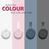 Sony WH-CH720N Noise Cancellation Wireless Bluetooth Over Ear Headphones with Mic, Up to 35Hrs Battery- Pink