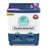 Voltas beko, A Tata Product 8.5 kg 5 Star Semi-Automatic Top Load Washing Machine With Double Water Fall technology (WTT85DBLG/FLRB5, Blue, Special Pulsator & 5 Knob Control Method)